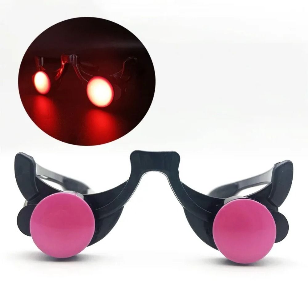 E9 ハロウィーン ホラー 赤い目 メガネ 小道具 面白い個 - Glow In The Dark Party Glasses のレビューと価格