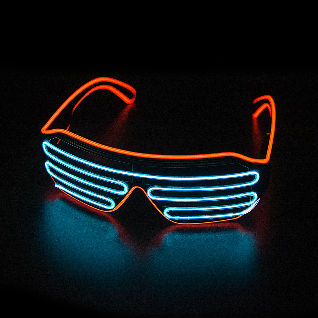 LED 光るメガネ Gafas 発光ブリルネオンクリスマスグ - Glow In The Dark Party Glasses のレビューと価格