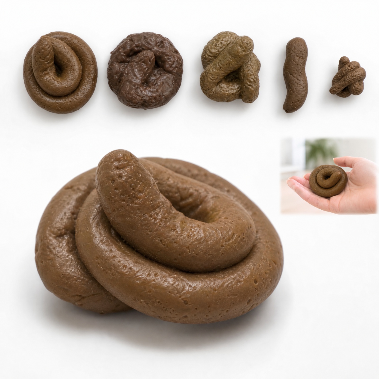 リアルなうんち型おもちゃ、安全で柔らかいプラスチック製の偽う - Fake Poop Gag Gift のレビューと価格