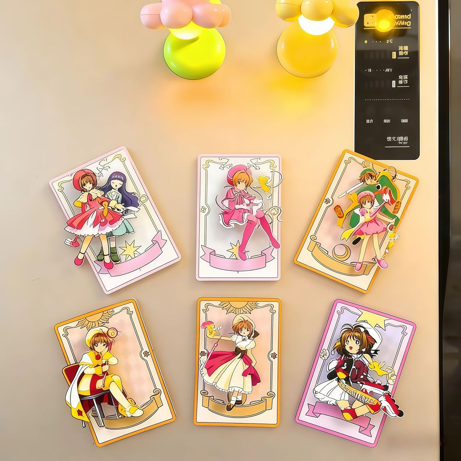 魔法少女スピニング冷蔵庫マグネット、クリエイティブキューブ、 - Magic Tricks のレビューと価格