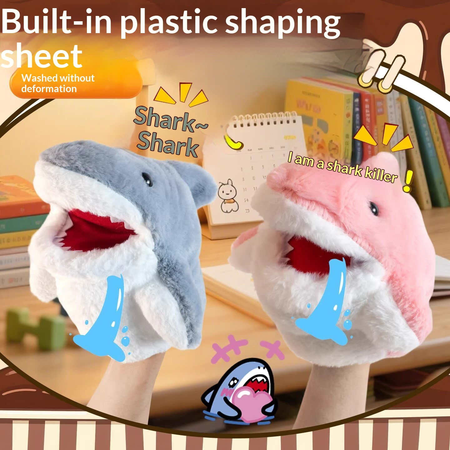 サメハンドパペットぬいぐるみサメアームグローブおもちゃ面白い - Prank Toys のレビューと価格